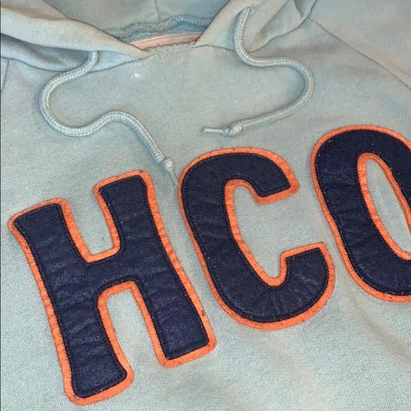 Hollister HCO mint blue hoodie sweatshirt XL - Picture 2 of 8